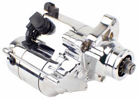 Mid Usa 17039 Chrome 1.4kw Starter Motor 07-17 Harley Dyna Softail Flt Twin Cam 31621-06