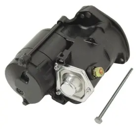 17091 Mid Usa V-factor Black High Torque Starter Motor 89-06 Harley Big Twin