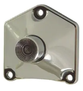 17758 Mid Usa V-factor Chrome Solenoid Cover Push Button Starter Harley Big Twin 89-2017