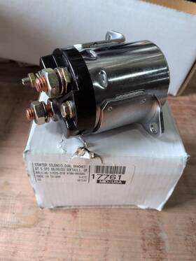 Mid-usa 17761 Harley Starter Solenoid 5 Speed 1980-1988 Chrome