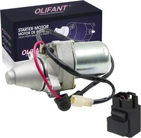 Olifant 31100-40b00 Starter Motor For Suzuki Lt80 Quadsport Kawasaki Ksf80 Kfx80 31100-40b00