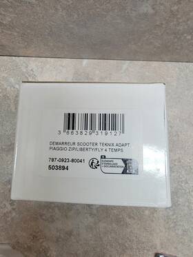 Piaggio 503894 Teknix Electric Starter For Scooter 50cc 4t Zip Liberty Fly