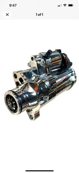 17045 Protorque New Chrome 1.6kw Starter Motor For 2017/later Harley Davidson Touring