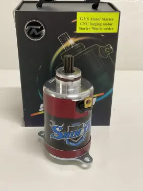 169-579 Shin Yea High Torque Gy6 150cc - 232cc Starter Motor Red