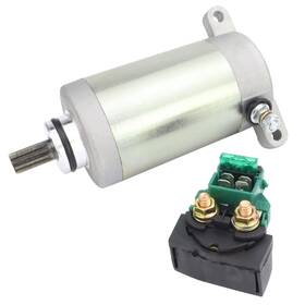 Soarider Smd92-jdq018s Starter And Relay For Kawasaki Bayou 220 250 Klf220 Klf250 1988-2011