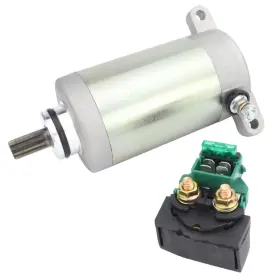 Smd92-jdq018s Soarider Starter And Relay For Kawasaki Bayou 220 250 Klf220 Klf250 1988-2011