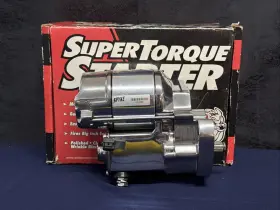 404115 Spyke Supertorque Starter Polished Harley Davidson Big Twin 1994-2006
