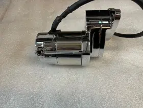 411210 Spyke Big Twin 1.4w Chrome Plated Starter 65-1988 Harley Davidsons