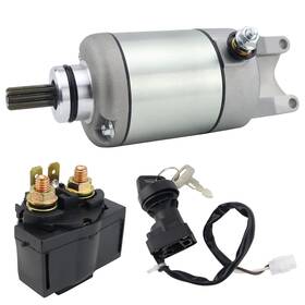 Stabsoli 850047758033 Starter Motor And Solenoid Relay Ignition Switch For Kawasaki Atv Prairie