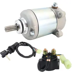 Stabsoli 850048273504 Starter Motor And Solenoid Relay Ignition Switch For Honda Recon 250