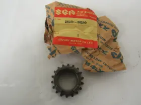 26281-36100 Suzuki 26280-36100 Oem Nos Kick Starter Gear Ts125 Rv125 Gt185 71-75