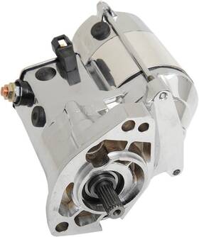 Terry Components 771090 1.4kw Starter Motor Polished/chrome #771090 Harley Davidson