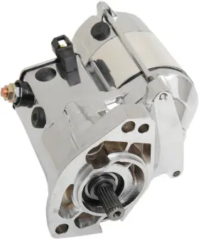 771090 Terry Components 1.4kw Starter Motor Polished/chrome #771090 Harley Davidson
