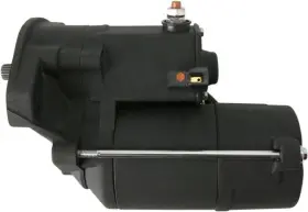 774590 Terry Components 1.6kw Starter Motor Black Wrinkle #774590 Harley Davidson