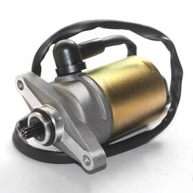 Trkimal Trkimal-00168-1 10 Teeth Starter Motor With Wire Cable For Gy6 49cc 50cc Scooter 139qmb Moped