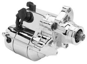 Twin Power 215503 Starter Motor 1.4 Kw Chrome #215503 Tp Harley Davidson