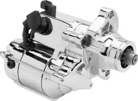 X9qqruydcl Twin Power Tp Chrome 1.4kw Electric Starter Motor Harley Electra Glide 07-09