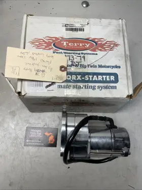 70-233 Ultima 67-79 Harley Terry Components Shovelhead Panhead 1.4kw Billet Chrome Starter
