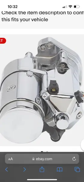 70-239 Ultima Chrome 1.75kw Thunder Fire Heavy Duty Starter For Harley Fxst 07/l And Fxd 06/l