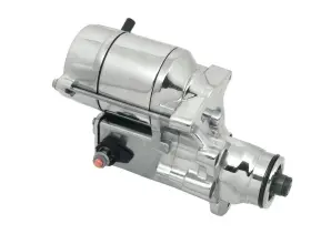 17093 V-factor Chrome 1.4 Kw Starter For Harley Big Twin Cam 07-16