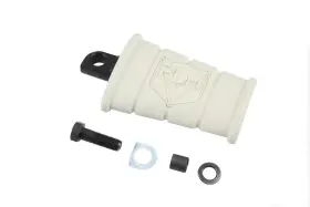 17-0830 V-twin Flh Kick Starter Pedal Assembly White Fits Harley Davidson