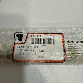 V-twin 17-9983 Electric Starter Shaft For Harley Davidson By V-twin