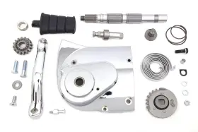 22-0563 V-twin Kick Starter Conversion Kit Chrome For Xl 2004-2005 Harley Davidson Motorcycle