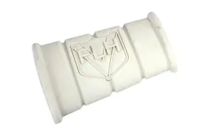28-0382 V-twin White Rubber Kick Starter Pedal With Flh Logo Fits Harley Davidson