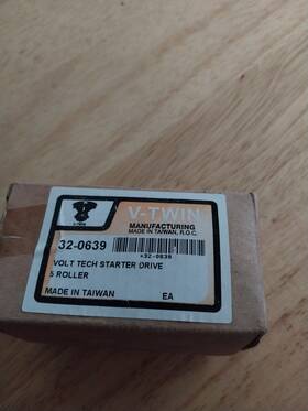 V-twin 43-0639 V-twin 32-0639 Volt Tech Starter Drive 5 Roller Big Iron Head Sportster