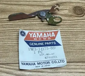1w3-14175-00 Yamaha Nos Choke Lever Arm 81-82 It465 83-84 It400 77-79 Yz400 #