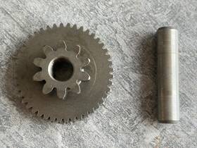 Yamaha 205-15512-00 04-09 Fz6. Used Oem Starter Idle Gear With Shaft P/n