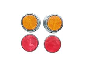 Yamaha 44-4189 13 Zuma Yw50 Reflective Reflector Light Lens Set