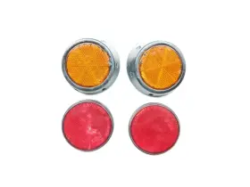 44-4189 Yamaha 13 Zuma Yw50 Reflective Reflector Light Lens Set
