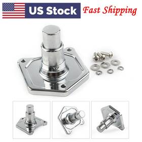 Yfoutlet 120001551582 Chrome Solenoid Cover Starter Push Button For Harley 1991-2017 Electra Glide