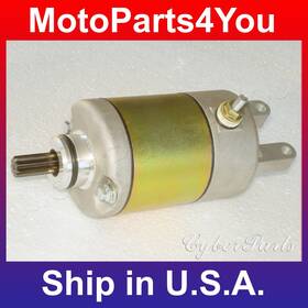 Zp Tp-172mm-093000 Starter Motor For Gy6 250cc Motorcycle Atv Scooter 9 Tooth