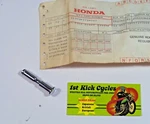 Nos Honda MR175 1975-76 Kick Starter Pin 28303-373-000 Oem New. Price: $14.99.
