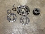 87 Yamaha TW200 Starter Clutch And Crank Primary Gear Used. Price: $20.00.