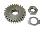 Yamaha XJ550 Maxim, YX600, FZ600, FJ600, XJ650 Seca Ii, Primary Gear & Nut. Used. Price: $16.50.