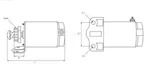 Starter Fits Aprilia Atlantic 125 0.1 58142R 840235 37000N CST3311 Neu. Price: $96.22.
