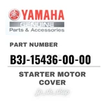 Yamaha Genuine Oem Parts Starter Motor Cover B3J-15436-00-00 For YZ450F New. Price: $36.49.