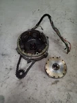 CA95 150 Benly Stator With Starter Mechanism Used. Price: $125.00.