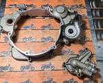 Oem Kawasaki 1994 KX125 Inside Clutch Cover 14032-1347 With 16142-1127 Used. Price: $189.97.
