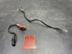 95-05 Kawasaki Vulcan VN800 Positive Negative Battery Cable Wire Set Pair Used. Price: $15.00.