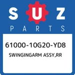 61000-10G20-YD8 Suzuki Swingingarm Assy,rr 6100010G20YD8, New Genuine Oem Part. Price: $801.89.