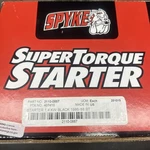 Spyke - 407410 1.4KW Starter Motor, Black New. Price: $350.00.