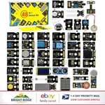 48 Sensors Starter Kit For Arduino With Lcd, Relay, Servo, And Motion Modules New. Price: $88.92.