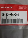 New Genuine Honda 28432-HB6-004 Pin, Starter Ratchet TRX250TEA- Fourtrax Recon. Price: $7.60.