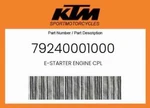 Ktm Genuine E-starter Engine Cpl 79240001000 New. Price: $268.43.
