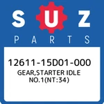 12611-15D01-000 Suzuki Gear,starter Idle NO.1(NT:34) 1261115D01000, New Genuine. Price: $69.17.