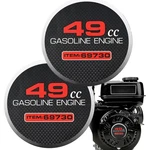 Sofo 2PCS 49CC Item Pull Starter Sticker - For 69730, Black New. Price: $9.11.